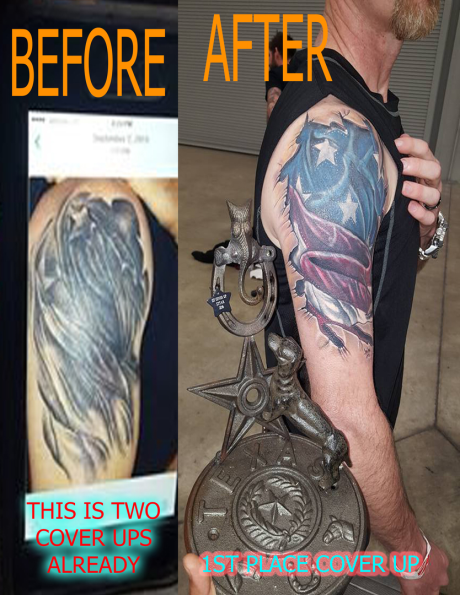 Best Tattoo Cover Up | Best Cover up Tattoo Artist | Texas Arlington ...